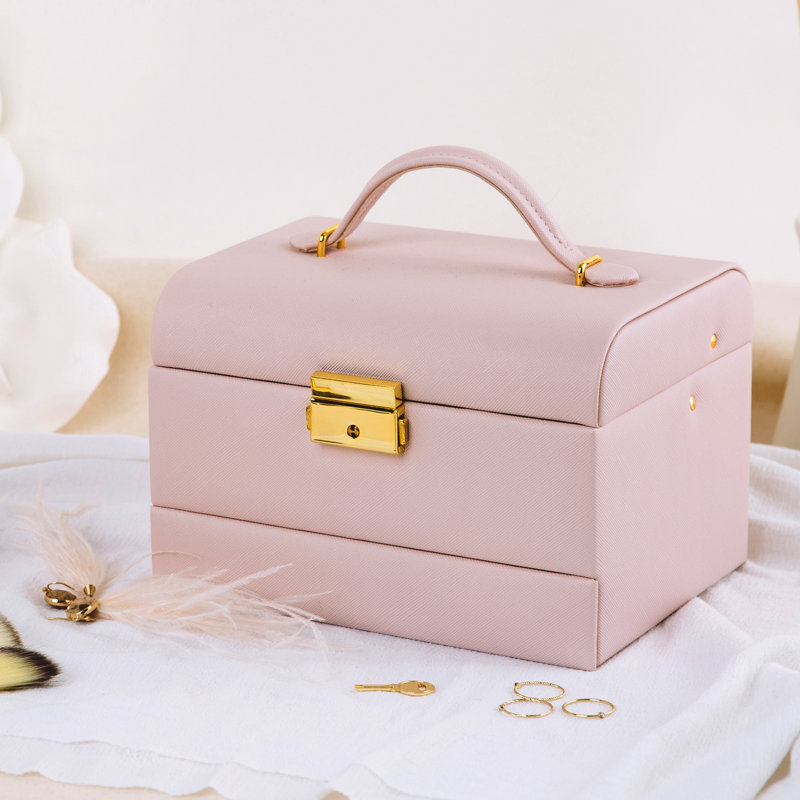 House of Hampton® Automatic Lock Jewelry Box Wayfair